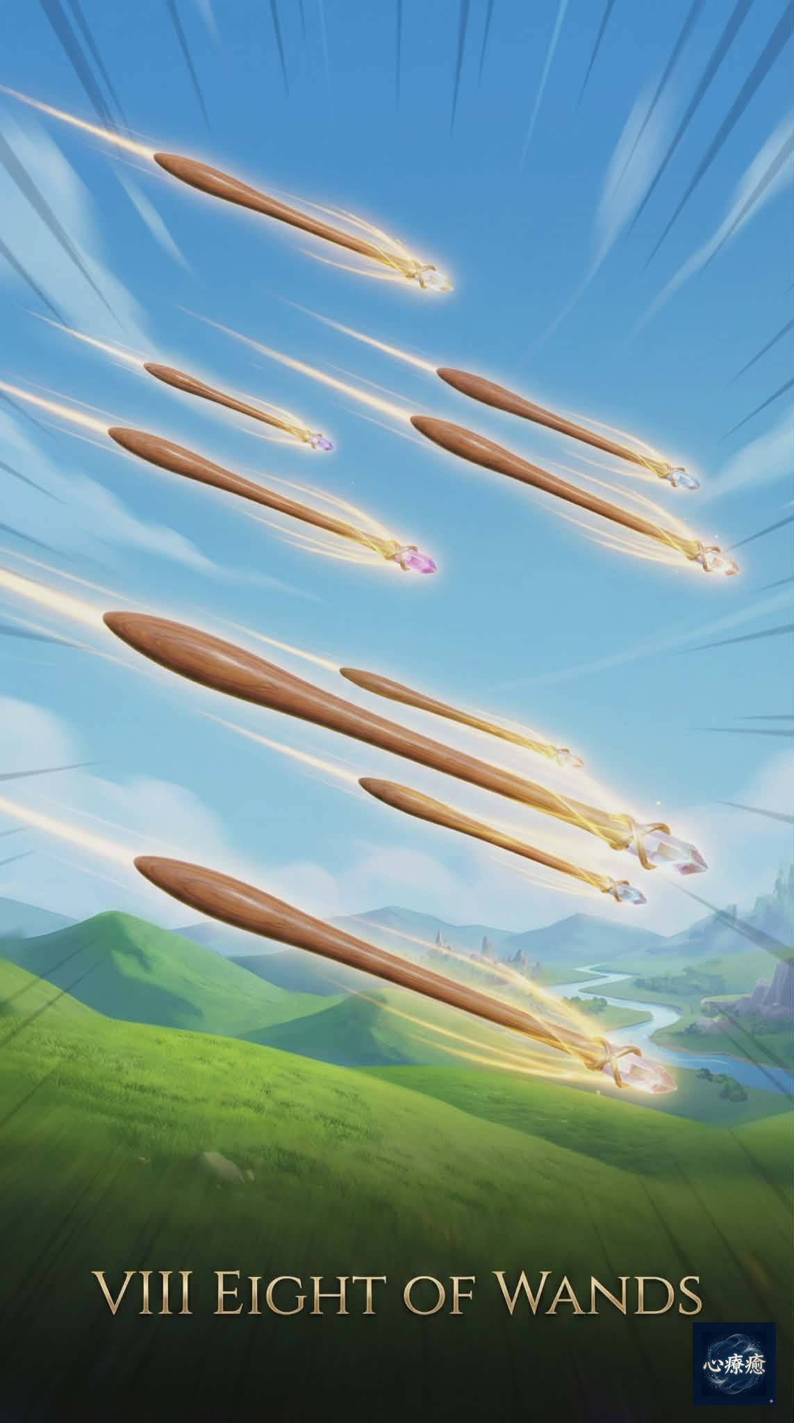 權杖 8 (Wands 8)