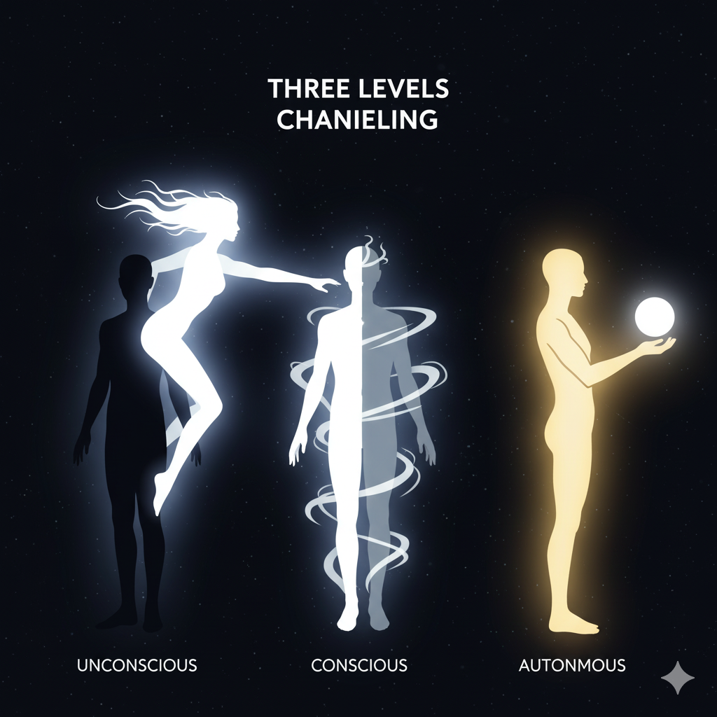 Symbolic image of The Three Levels of Channeling