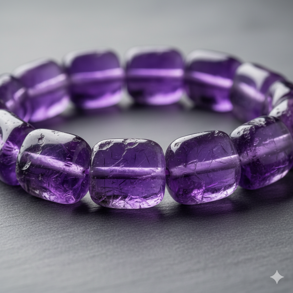 The Healing Properties of a Raw Amethyst Bracelet